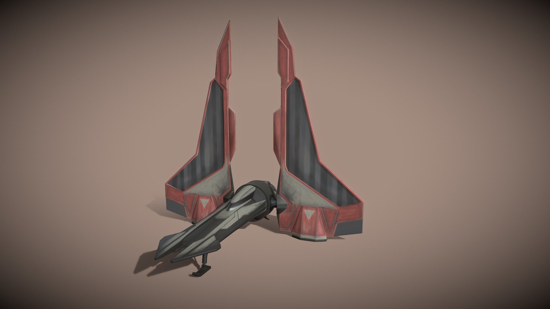 Fanart. Darth Maul's Gauntlet Fighter as shown in Star Wars: The Clone Wars TV Show. This asset was modelled and textured in Blender and is fully rigged.

I am selling this for $15 AUD.

Contact Details
Artstation: https://www.artstation.com/eddieroach 
Email and PayPal: eddie.roach751@gmail.com
Instagram: eddie_a_roach - Maul's Gauntlet Fighter | Fanart | Rig - 3D model by Eddie Roach (@eddie.roach) 3d model