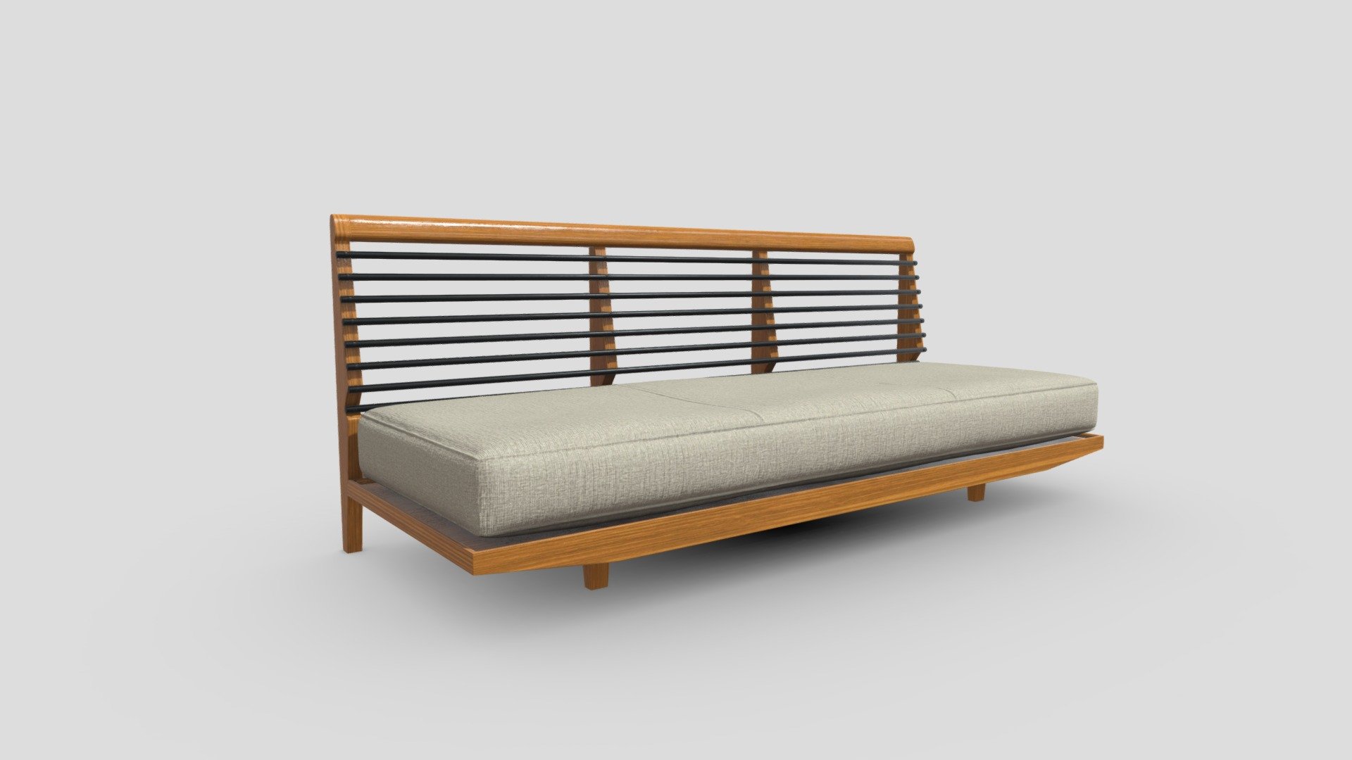 3d model of a mid-century modern-style sofa with beige fabric upholstery



Use: Game and architectural visualization ready

File formats included in zip file: .fbx

Download size: 57MB

Geometry: Triangles 60.1k, Vertices 30.3k

Materials: PBR (1)

Textures: 4K textures (5)

Image formats: png (5)

Made with Blender and Substance 3D Painter
 - Replica of a mid-century modern sofa - Buy Royalty Free 3D model by Inga Afanasyeva (@Inga.Afanasyeva) 3d model
