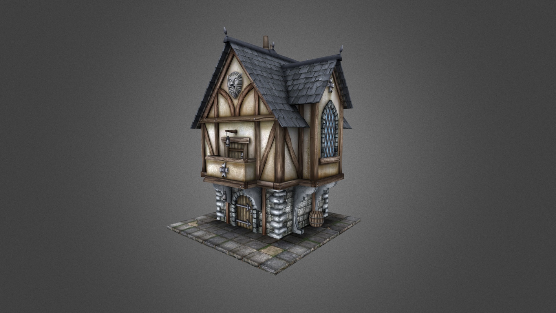 Download on CG Duck Store
http://gamedev.cgduck.pro - Medieval Merchant's House - 3D model by CG Duck (@cg_duck) 3d model