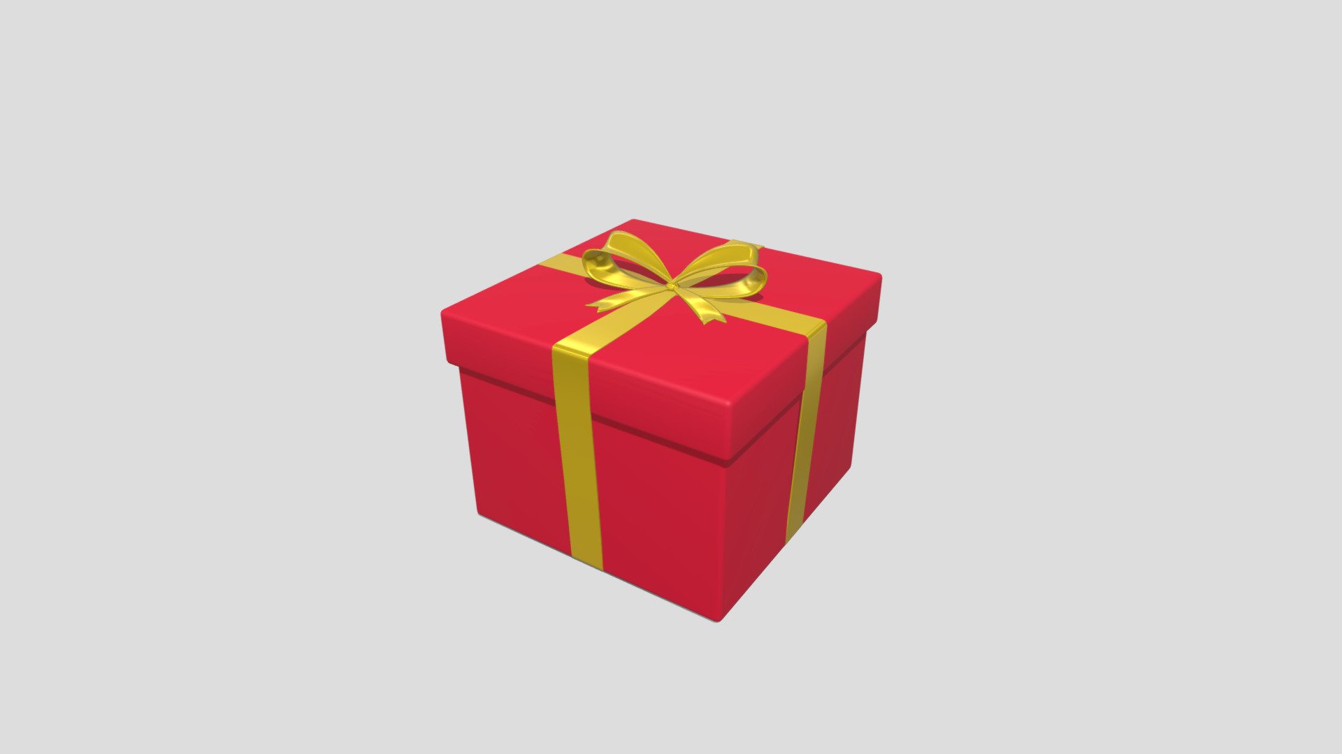 low poly 3d model of wrapped gift box - Gift box - Buy Royalty Free 3D model by assetfactory 3d model