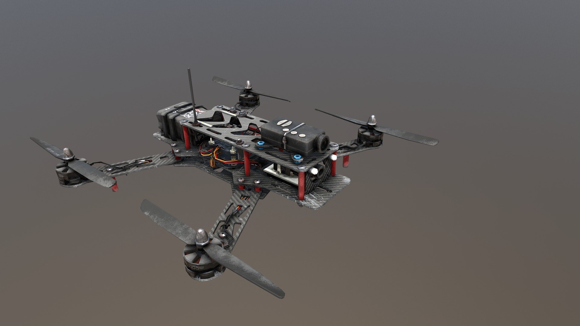 Made a drone a while back for UE - Drone Skeletal Mesh - Download Free 3D model by dennis.robinson.dev 3d model