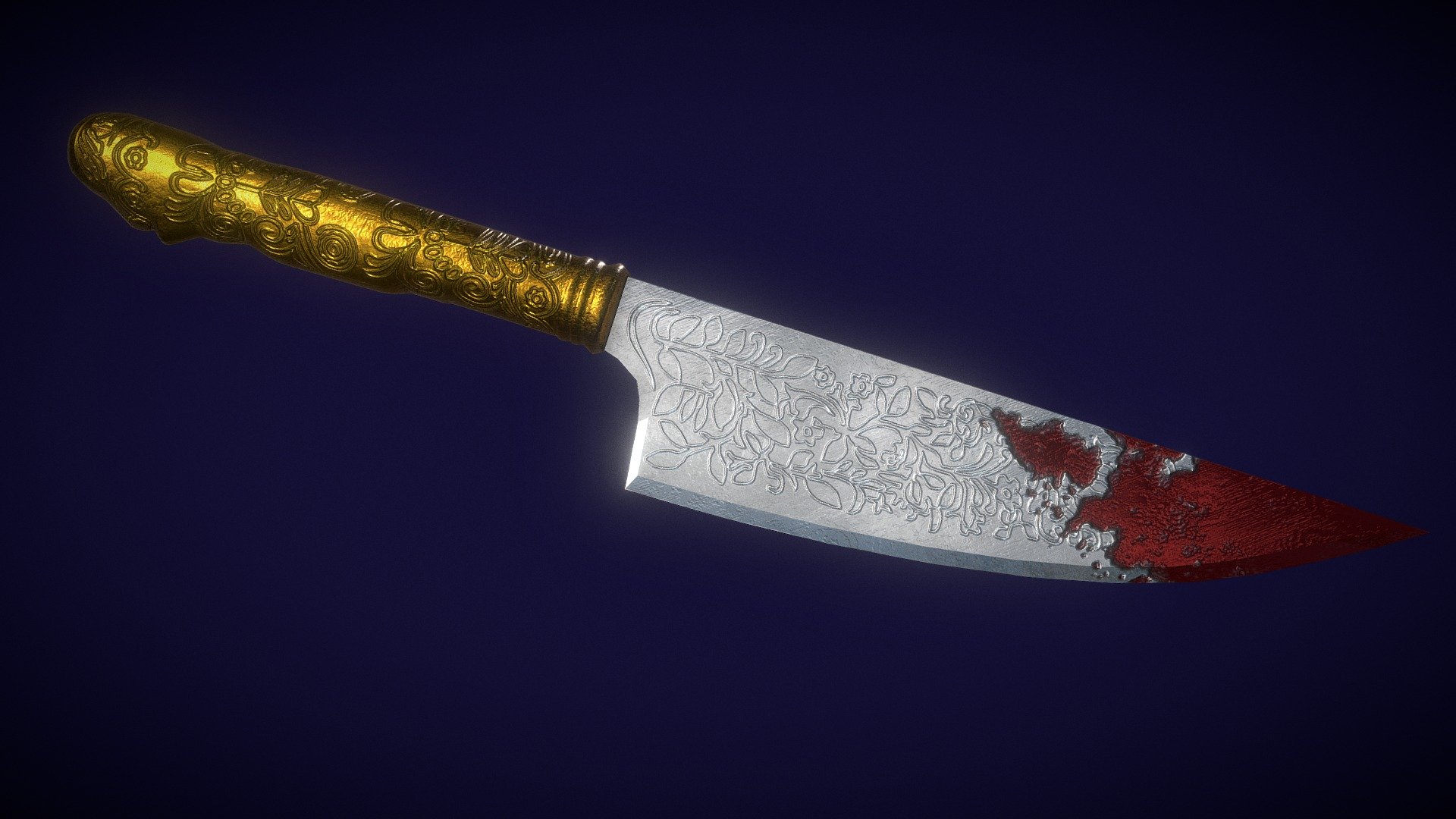 This is Alice's Vorpal Blade from Alice Madness Returns. It might not be perfect, but it will still kill you. * Chuckles * - Alice's Vorpal Blade - 3D model by alyblue10 3d model