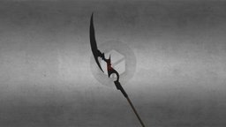 Stylized Metal Spear spear, fantasyweapon, blender