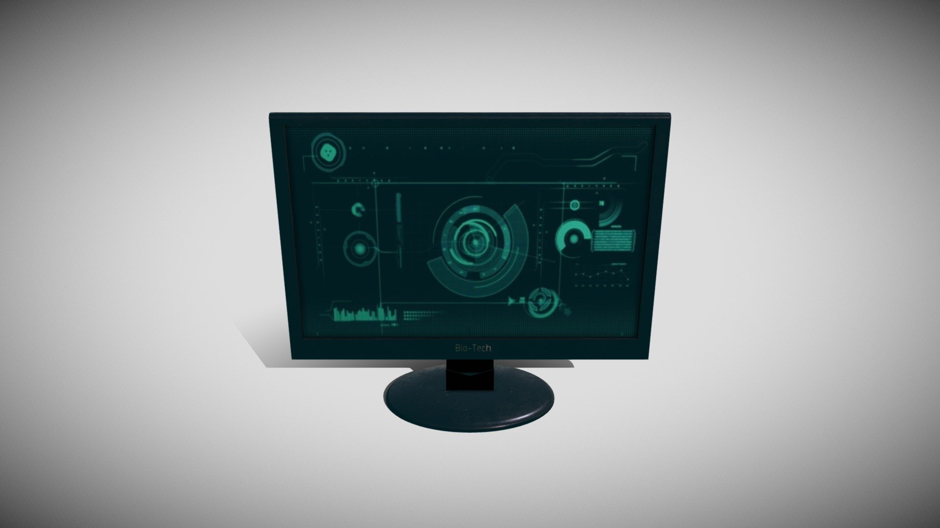 Generic Monitor (sci-fi/ futuristic/ etc)

Hand-painted using Substance Painter. PBR - AR/ VR - Low-Poly

Google, Unity and Unreal Engine Friendly

Game-ready

Textures; 2048 x 2048, OpenGL, Dilation + Single Background Colour, 16 Pixel Padding

Maps Include; Base, Normal, Height, Rough, Emmisive, and Metal.

The display area is a separate texture (and object) and can easily be changed/ animated to one of your own design

Please Note: This model may or may not 3D Print. Download at your own risk.

My Blog: https://stgbooks.blogspot.com/ - Monitor - Buy Royalty Free 3D model by Simon T Griffiths (@RubberMan) 3d model
