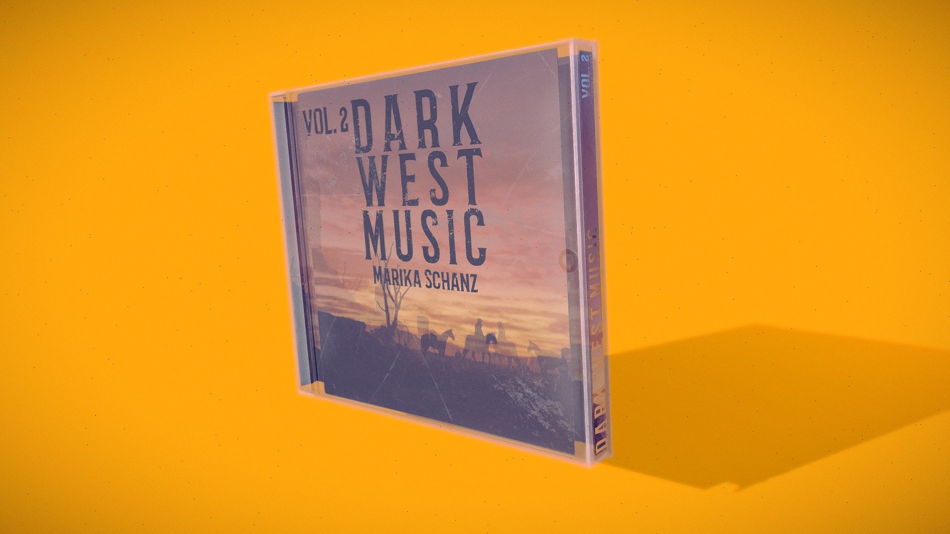 Transparent plastic cd case with disc and printed paper

The music to this album:

Youtube https://www.youtube.com/watch?v=X68gn7qIaNc

Unreal Marketplace https://www.unrealengine.com/marketplace/en-US/product/6969168a7c714c53a69ebbf4ee935293

Soundcloud https://soundcloud.com/marika-schanz/sets/wild-west-2

modeled in 3DS Max, textured in Substance Painter
10/2022 - CD case - Buy Royalty Free 3D model by Marcel Schanz (@mschanz) 3d model