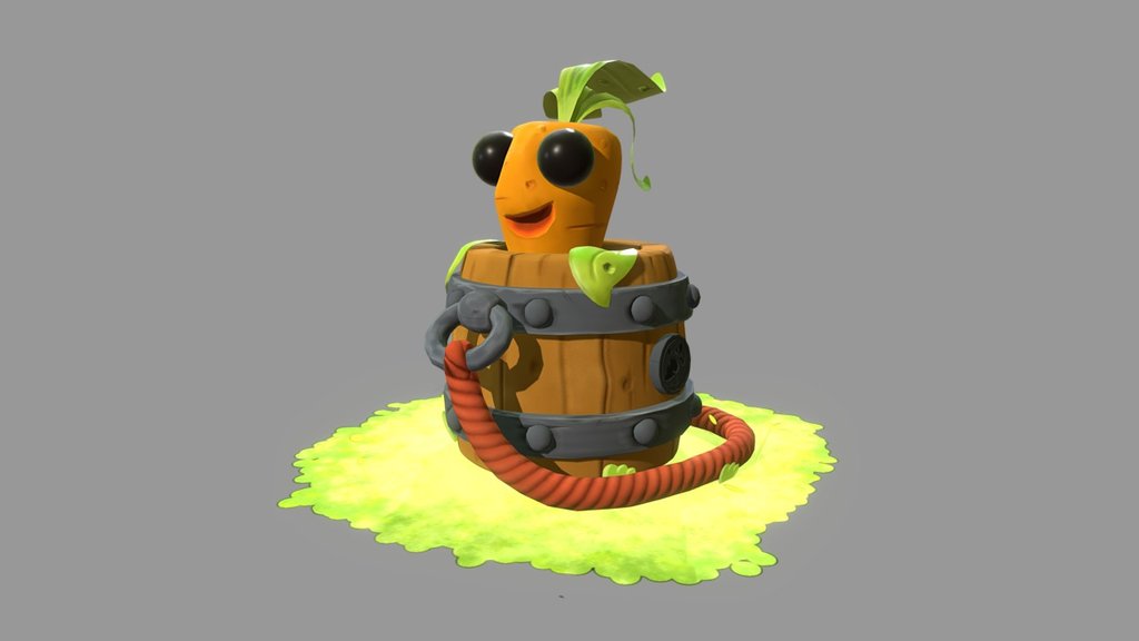 Full of vitamins!

I have done this work based on this concept art by Will Lieberman. A happy character to practice some stuff.

I hope you like it! - Happy Carrot! - 3D model by Carlos Montero (@yaaargh) 3d model