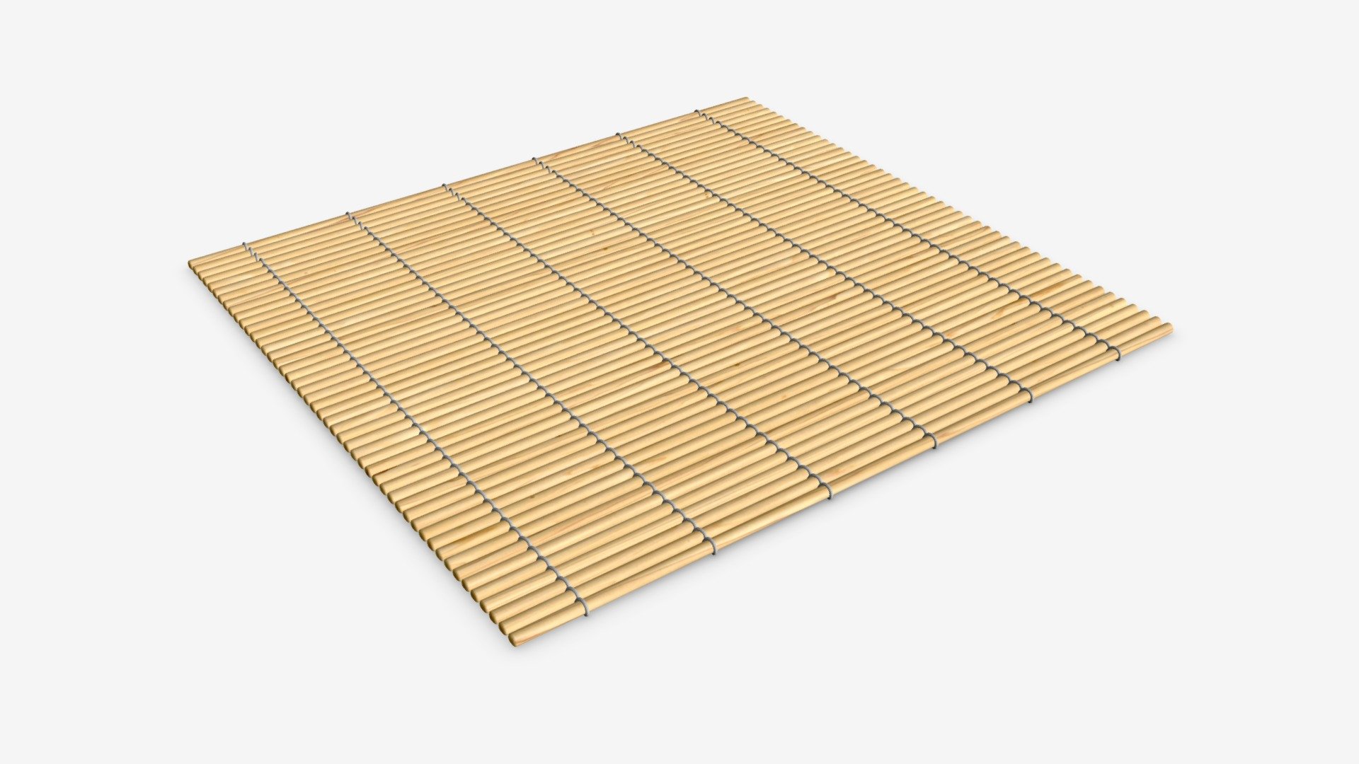 Sushi bamboo mat - Buy Royalty Free 3D model by HQ3DMOD (@AivisAstics) 3d model