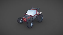 Buggy buggy, travel, map, cartooncar, texturemapping, cartoon, blender, gameasset, car, buggy-motorsport-vehicule-rally, cartoonbuggy, balender3d