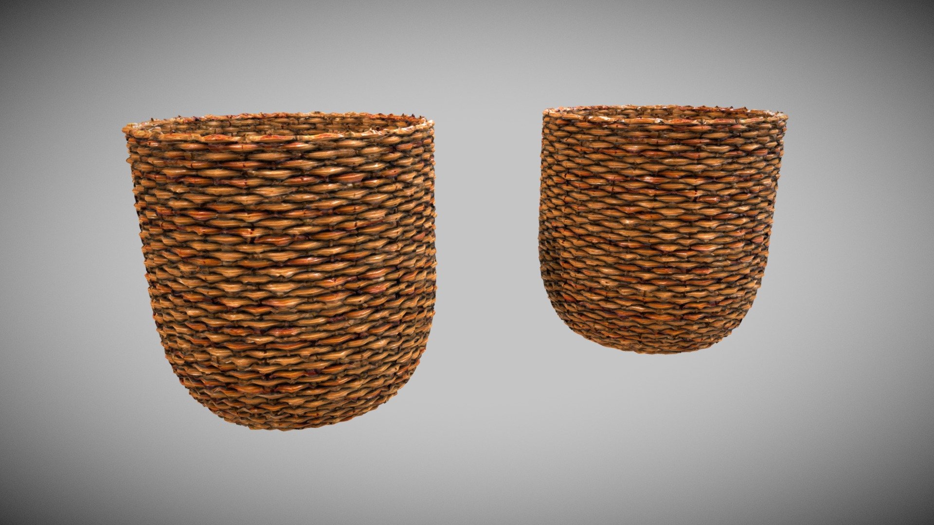 Full and Low comparision......
For the moment not downloadable..... sorry - Rattan Basket - Buy Royalty Free 3D model by Francesco Coldesina (@topfrank2013) 3d model