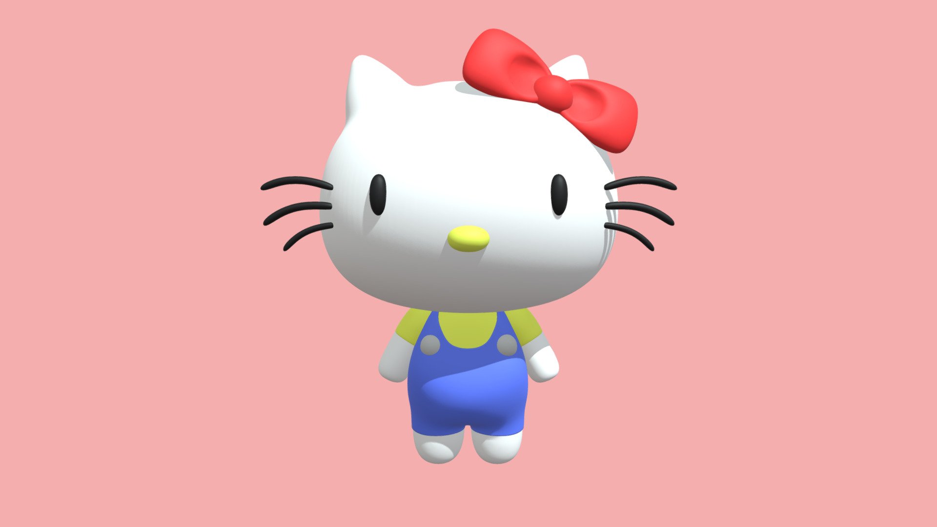 ~ Hello !!! - Hello Kitty - Download Free 3D model by André Nas (@andrenas) 3d model