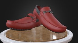 Mocasín Titan shoe, leather, open, shoes, ntm3d, cuero, zapatilla, zapatos, mocasin, leather-shoes, blender, house