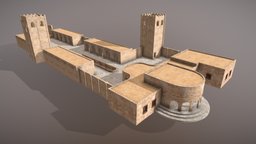Ancient Prison tower, landscape, ancient, cell, desert, prison, jail, old