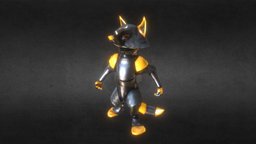 Raccoon Robotic mech, raccoon, rocketraccoon, character, pbr, mechanimalchallenge
