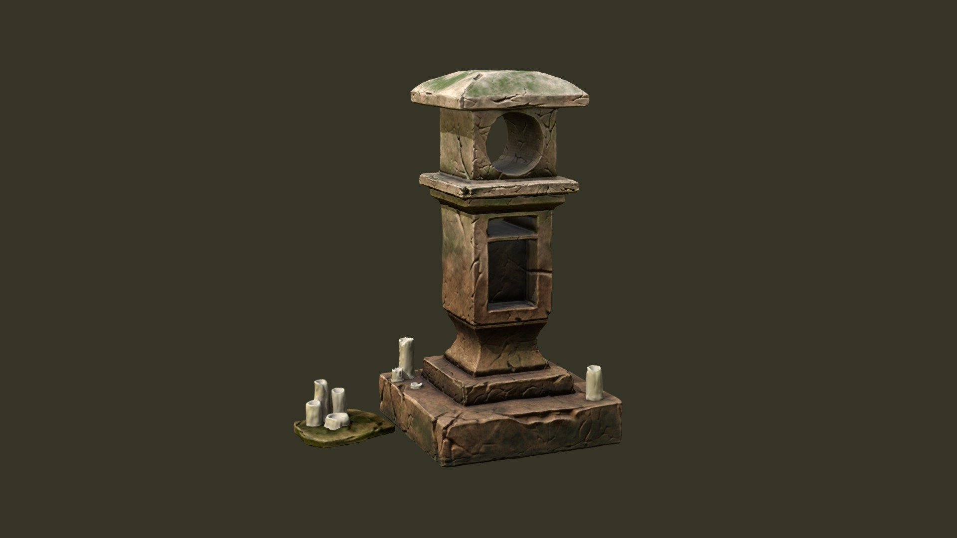 Altar - 3D model by Hambay 3d model
