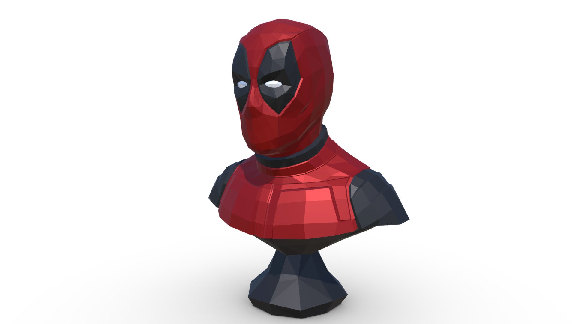 Deadpool - 3D model by PolyArt (@ivan2020) 3d model