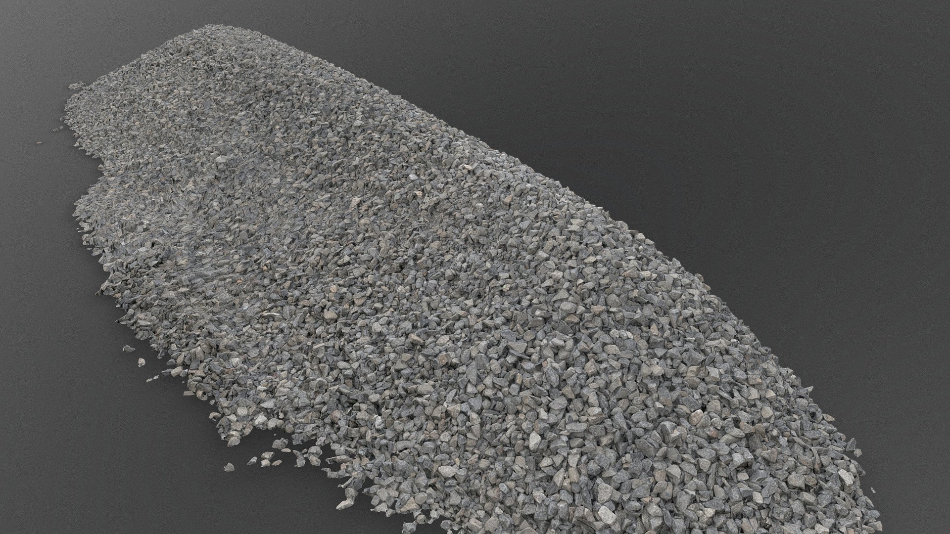 Long Gray Paving gravel heap pile mound of building pavement construction material small stones pebble of quartz

Photogrammetry scan 240x36MP, 3x8K texture + hd normals - Long paving gravel pile - Buy Royalty Free 3D model by matousekfoto 3d model