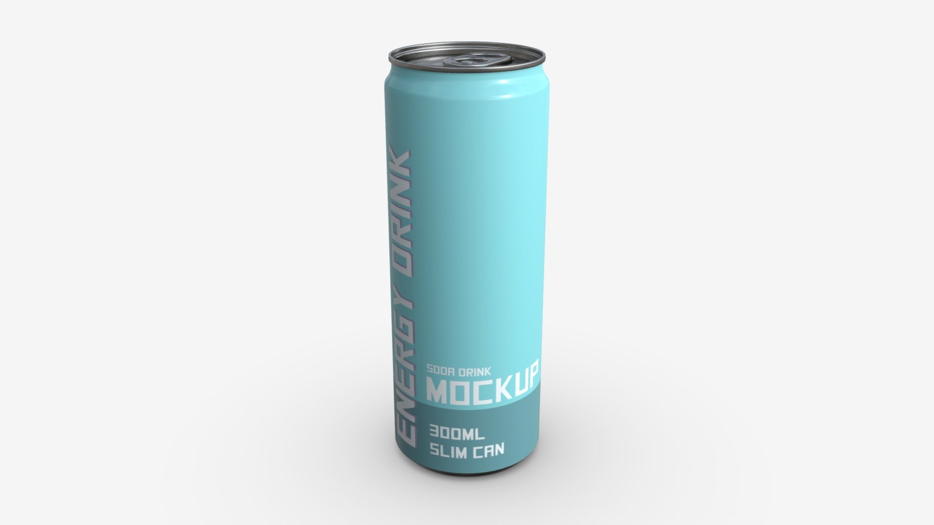 Beverage slim can 300ml Mockup - Buy Royalty Free 3D model by HQ3DMOD (@AivisAstics) 3d model
