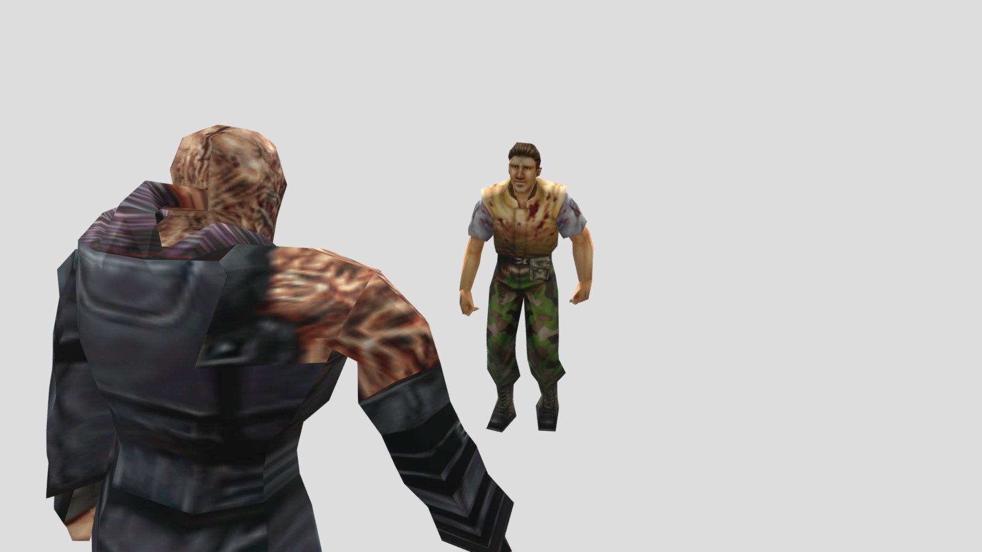 3D Model Of Nemesis and Brad Vickers From Resident Evil 3 Nemesis Classic PS1.

(please share and like and cm tnx.) - Nemesis And Brad Vickers - Download Free 3D model by Mohammad Rajabloo (@Mohammad.Rajabloo) 3d model