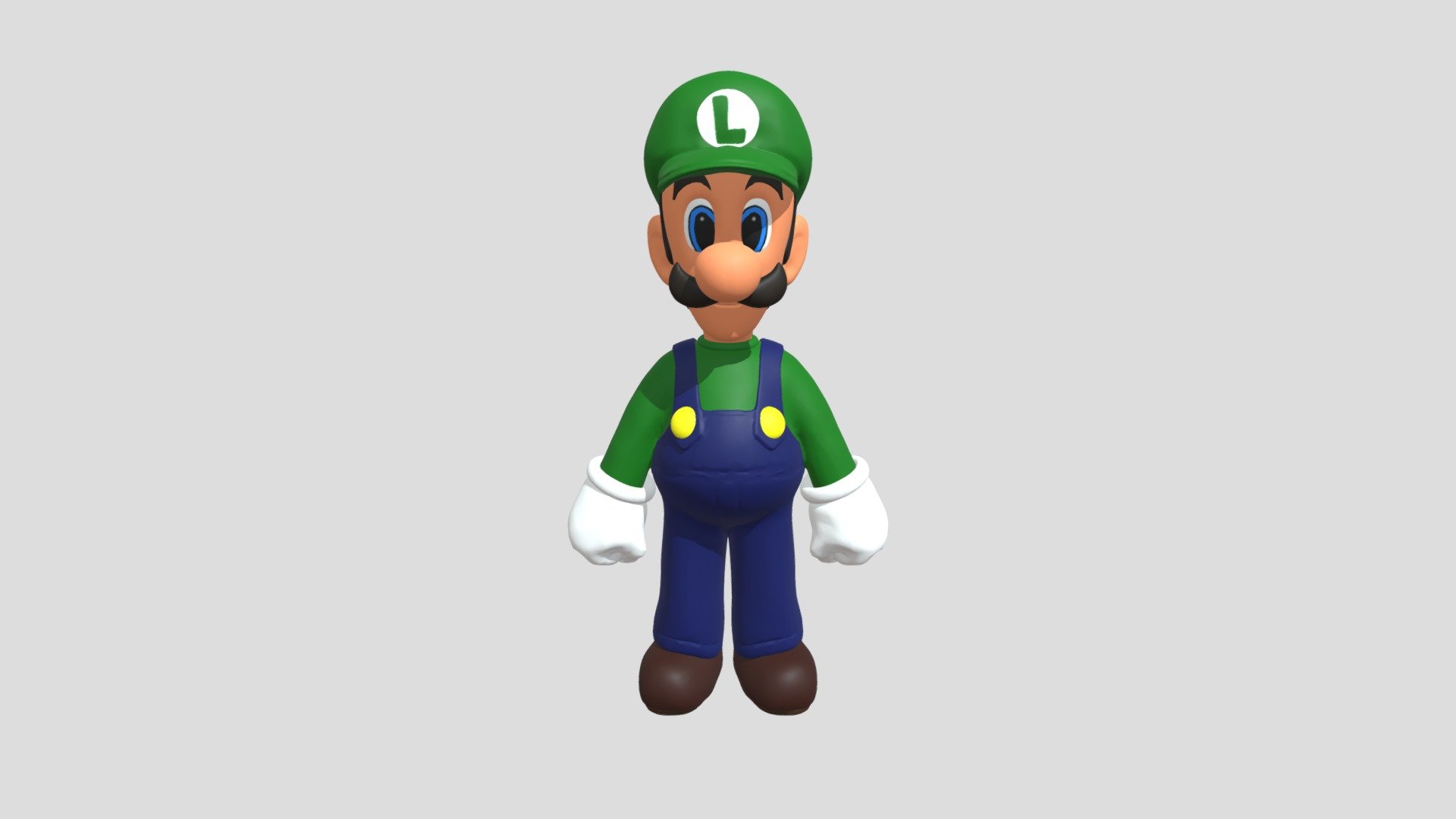 Luigi (16mb edit) - 3D model by Kris (@krisio86) 3d model