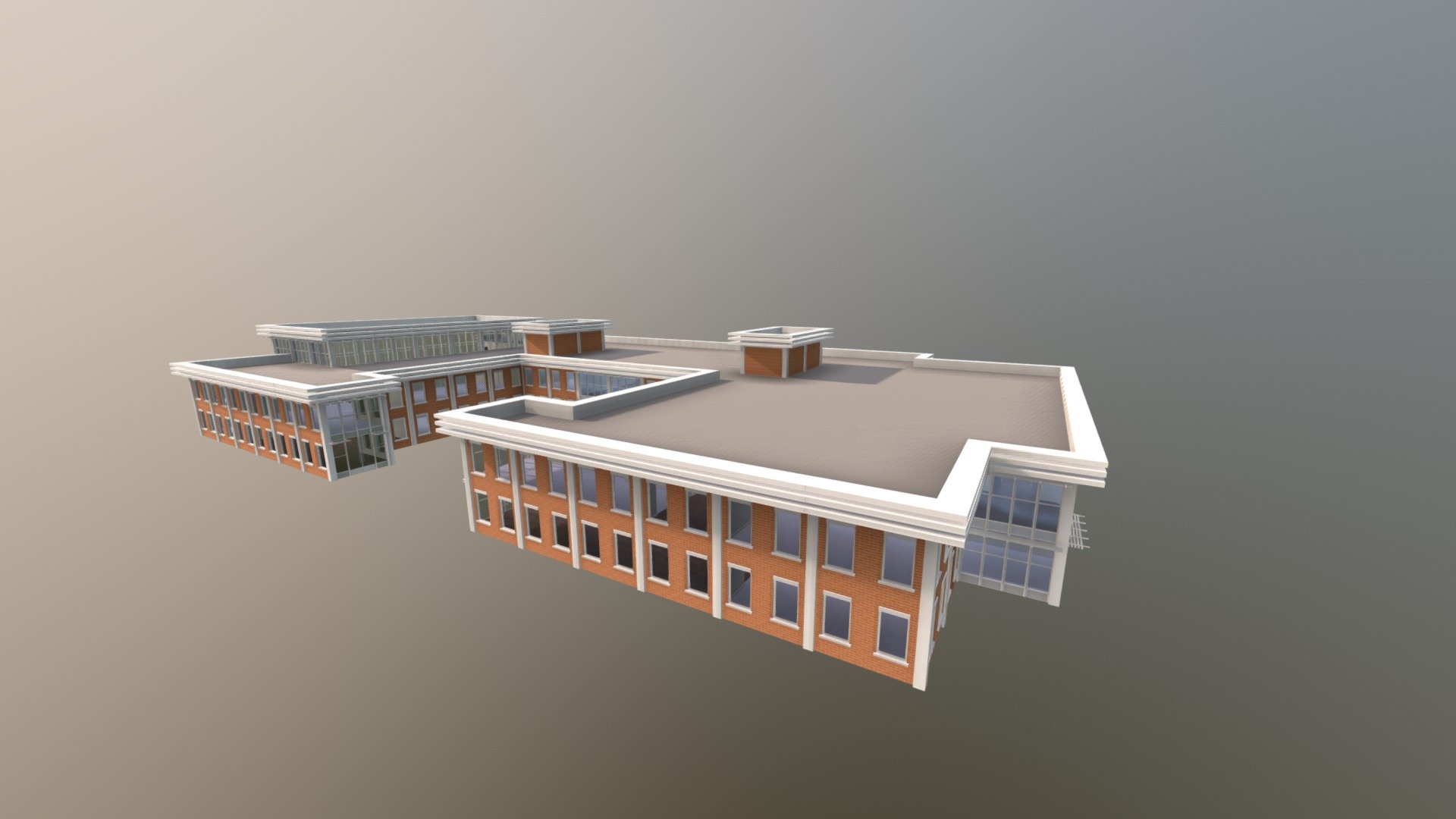 Pubg School Modern Version 1 (test 2) - 3D model by denniswoo1993 3d model