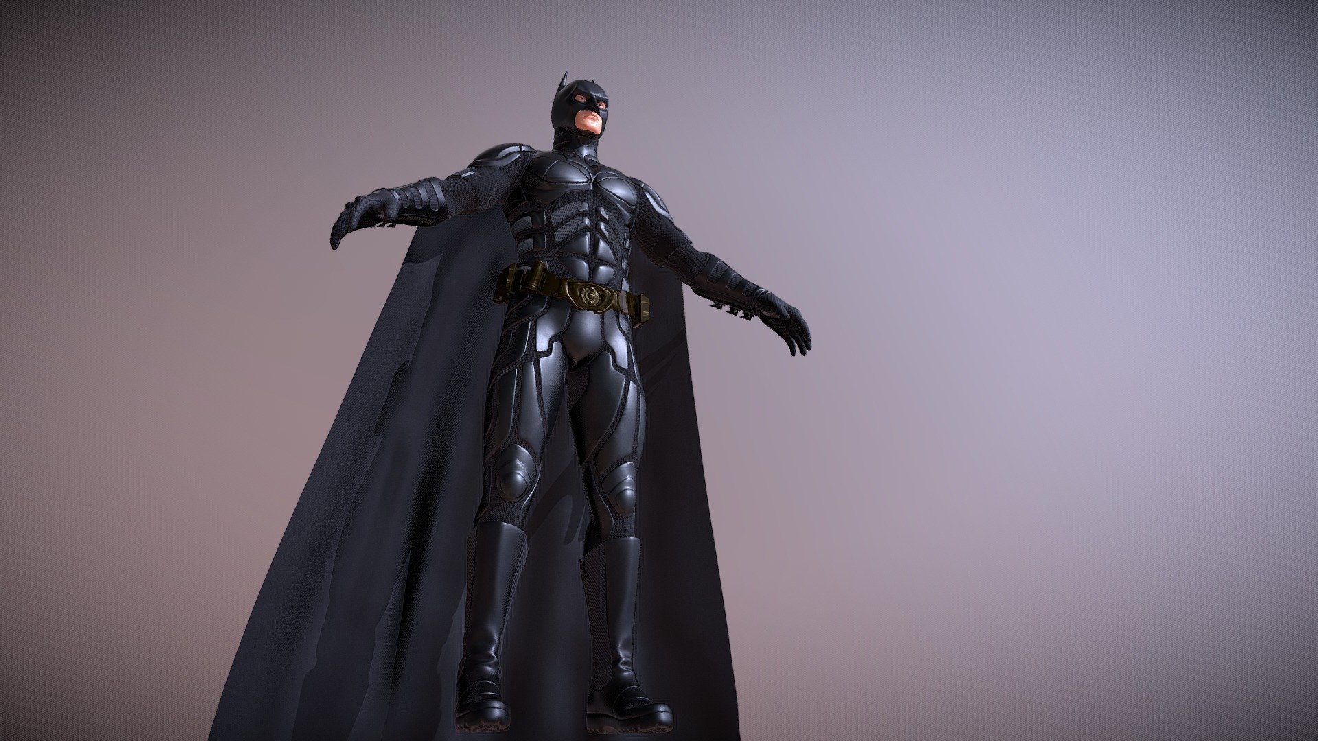 PBR texture 4k resolution - Batman: The Dark Knight - Buy Royalty Free 3D model by uday14viru 3d model