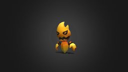 Low Poly Tiny Fire Flame Enemies Evolution Pack adventure, flame, evolution, enemy, fire, character