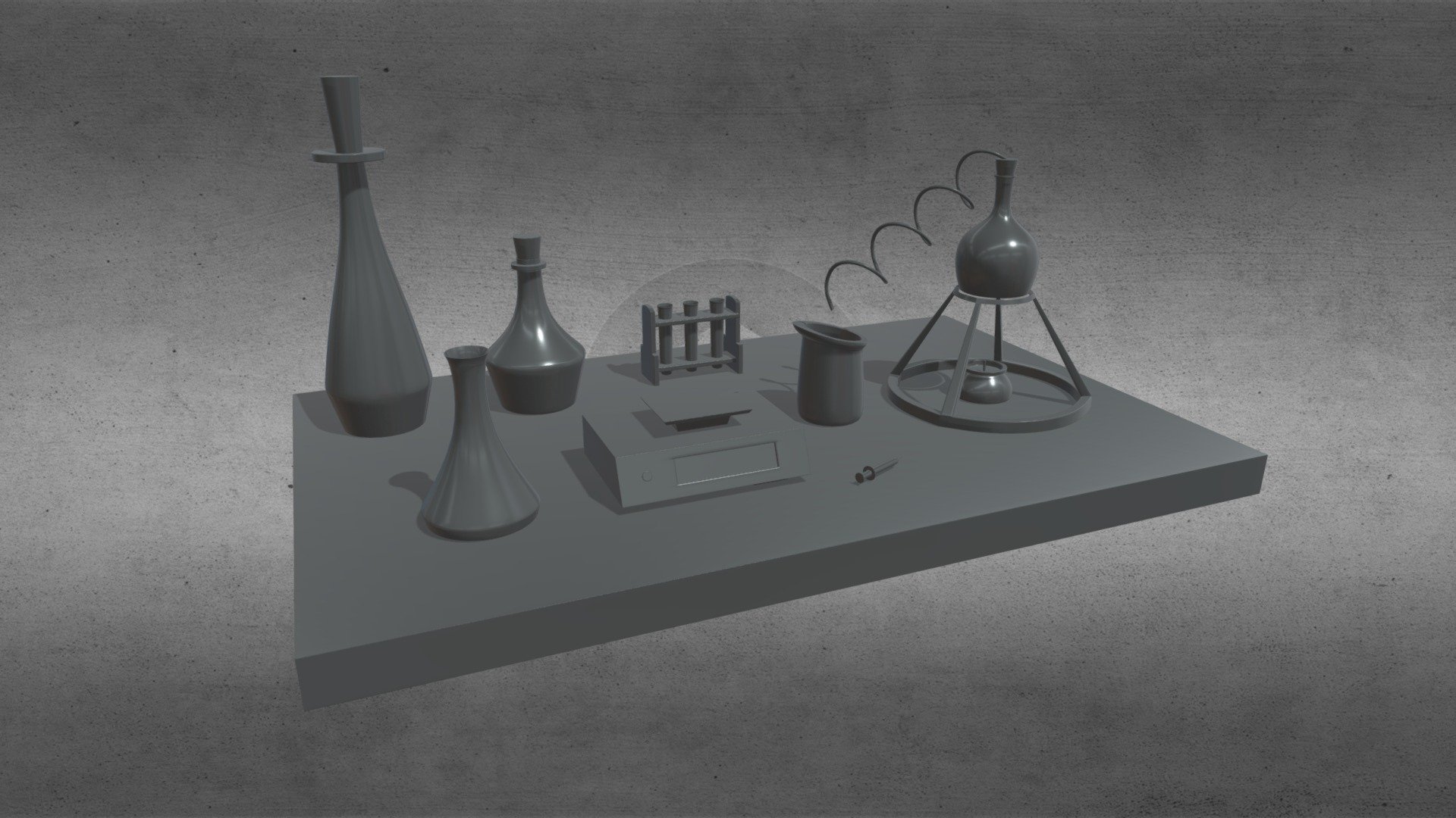 This model contains a Laboratory Table based on some laboratory furnitures which i modeled in Maya 2018. This model is perfect to create a new great scene from any science scene, medicine or laboratory scene or whatever you think is great. You can use it for printing as well as CGI.

If you need any kind of help contact me, i will help you with everything i can. If you like the model please give me some feedback, I would appreciate it.

If you experience any kind of difficulties, be sure to contact me and i will help you. Sincerely Yours, ViperJr3D - Laboratory Table - Buy Royalty Free 3D model by ViperJr3D 3d model