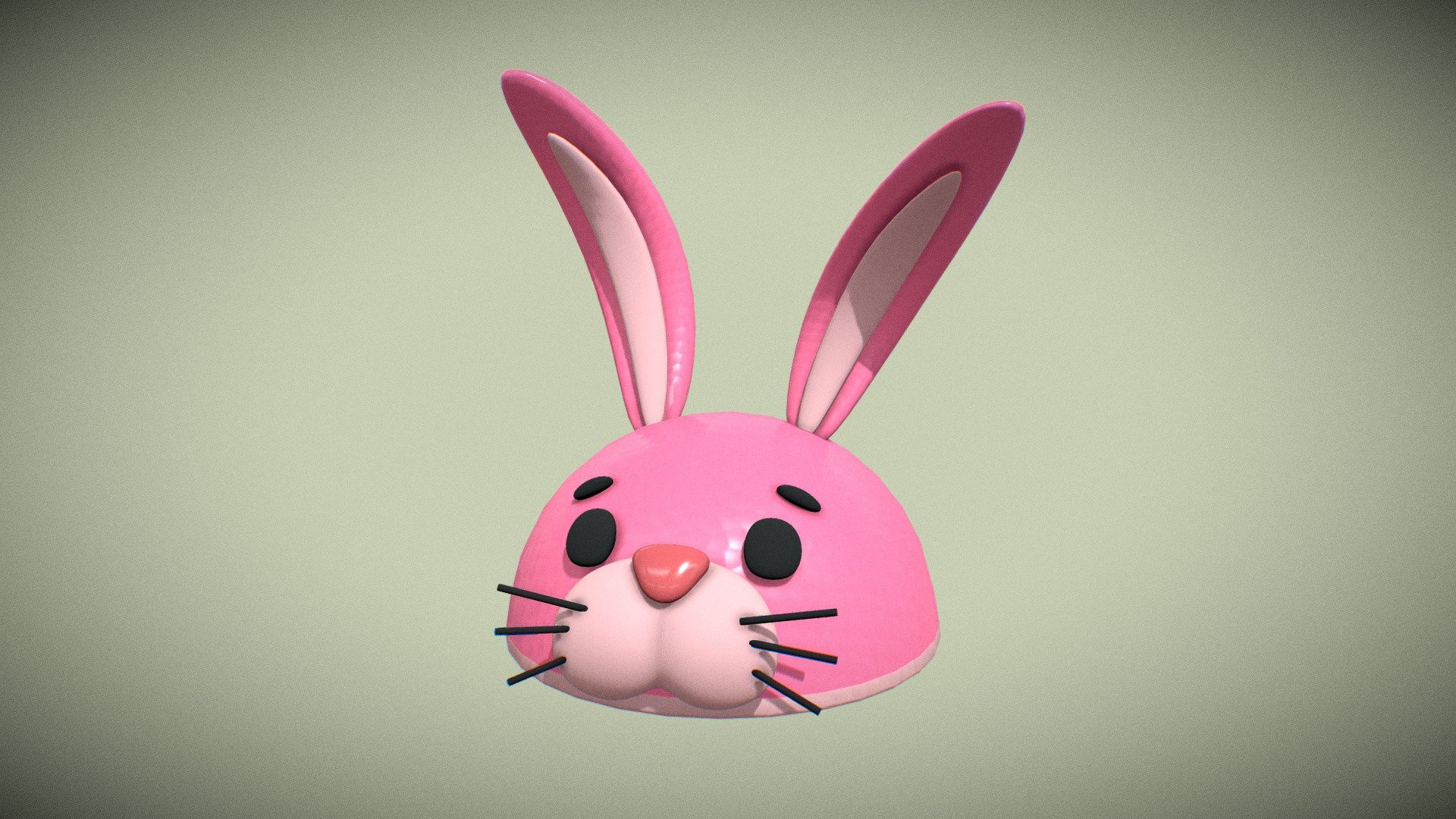 Bunny hat - Buy Royalty Free 3D model by arloopa 3d model