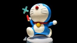 新千歳空港のドラえもん：Doraemon at New Chitose Airport cute, japan, doraemon, scaniverse
