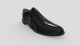 Oxford style leather shoe for men