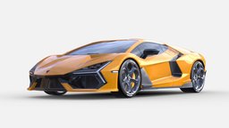 3d Model Lambo Revvelto 2023 luxury, sports, automotive, supercar, 3d, model, design, car, rendering, revuelto
