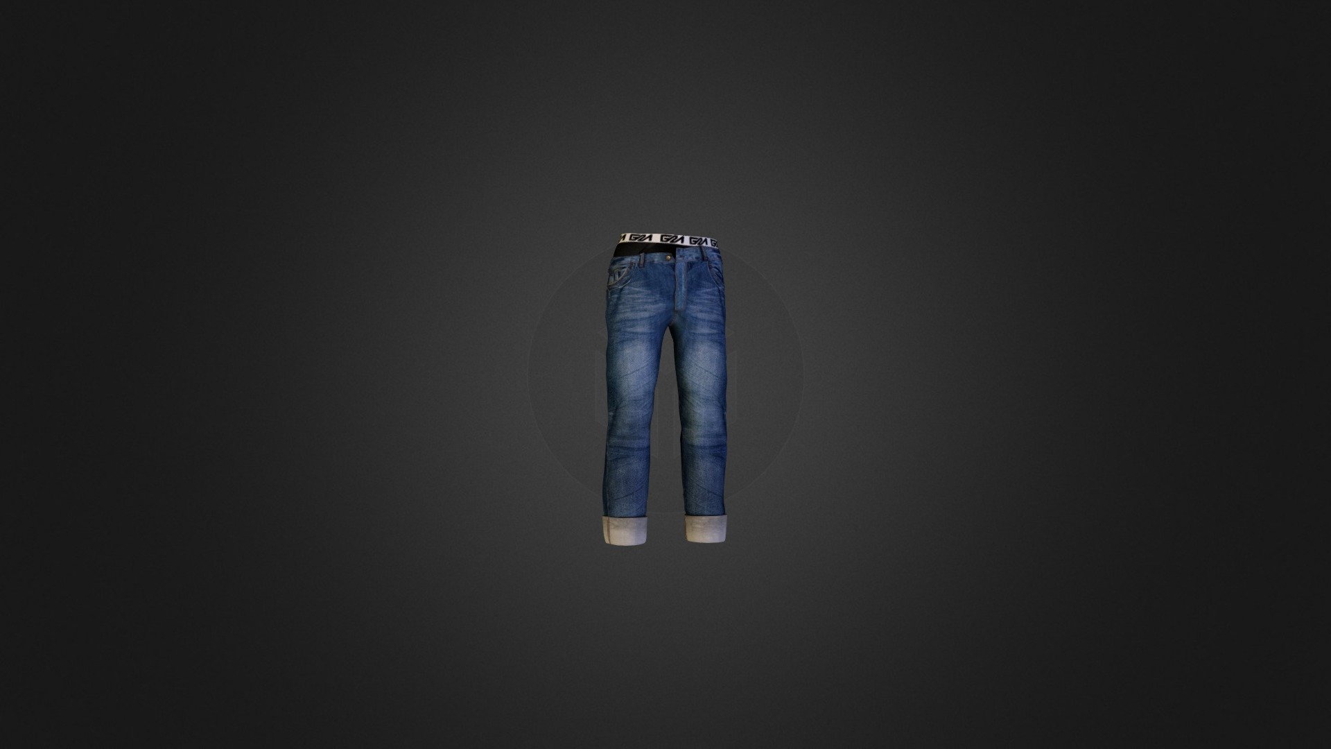 Baggy Jeans_final - 3D model by vikas3dfreelancer 3d model