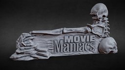 3D PRINTABLE MOVIE MANIACS SMALL POSTER STAND comics, toy, stand, medieval, hell, raven, scythe, spawn, battle, movie, actionfigure, mcfarlane, toddmcfarlane, imagecomics, weapon, skull, blade, ravenspawn, mcfarlanetoys, omegaspawn, moviemaniacs