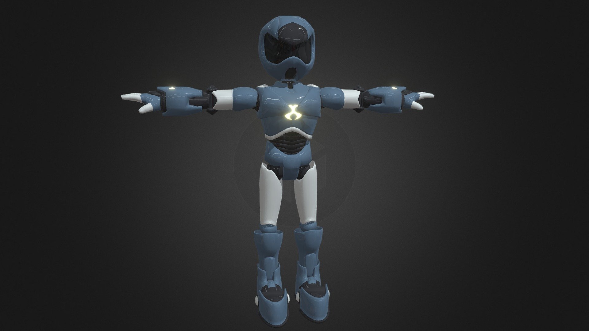 Made from scratch for a VRChat Avatar Commission 3d model