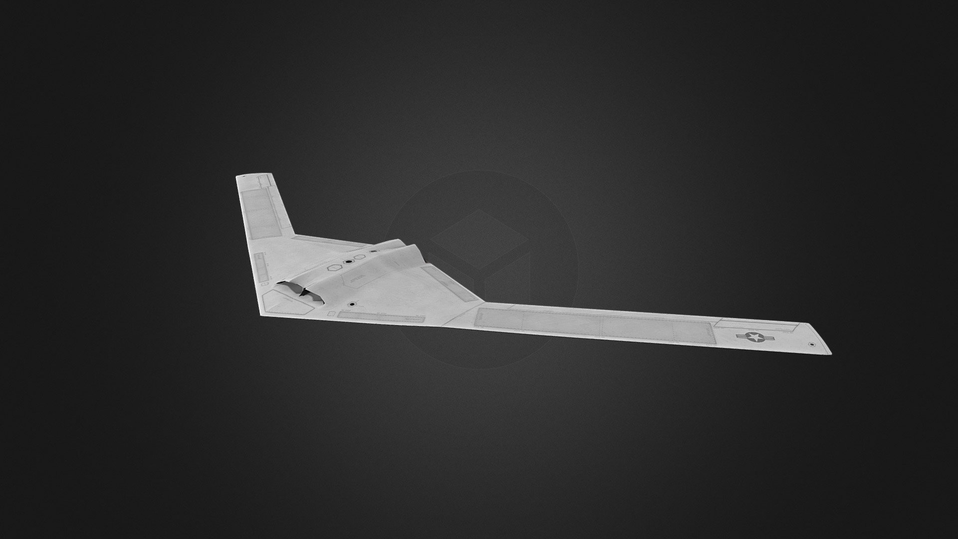 Based on available knowledge of the RQ-180 Unmanned Aerial System as of April, 2021 3d model