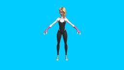 Spider Gwen Playermodel (GMOD) 