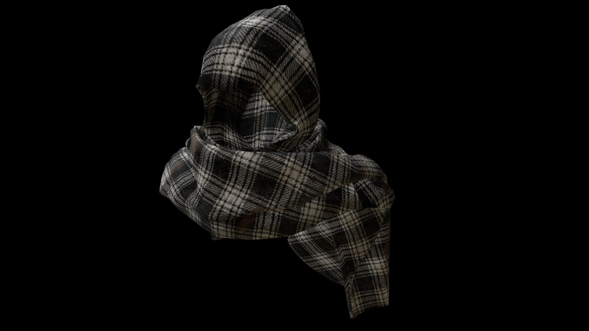 Game ready, wool poncho model originally made as a mod for DayZ - Poncho - Buy Royalty Free 3D model by Windstride 3d model