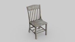 Chair 03-Freepoly.org substancepainter, substance