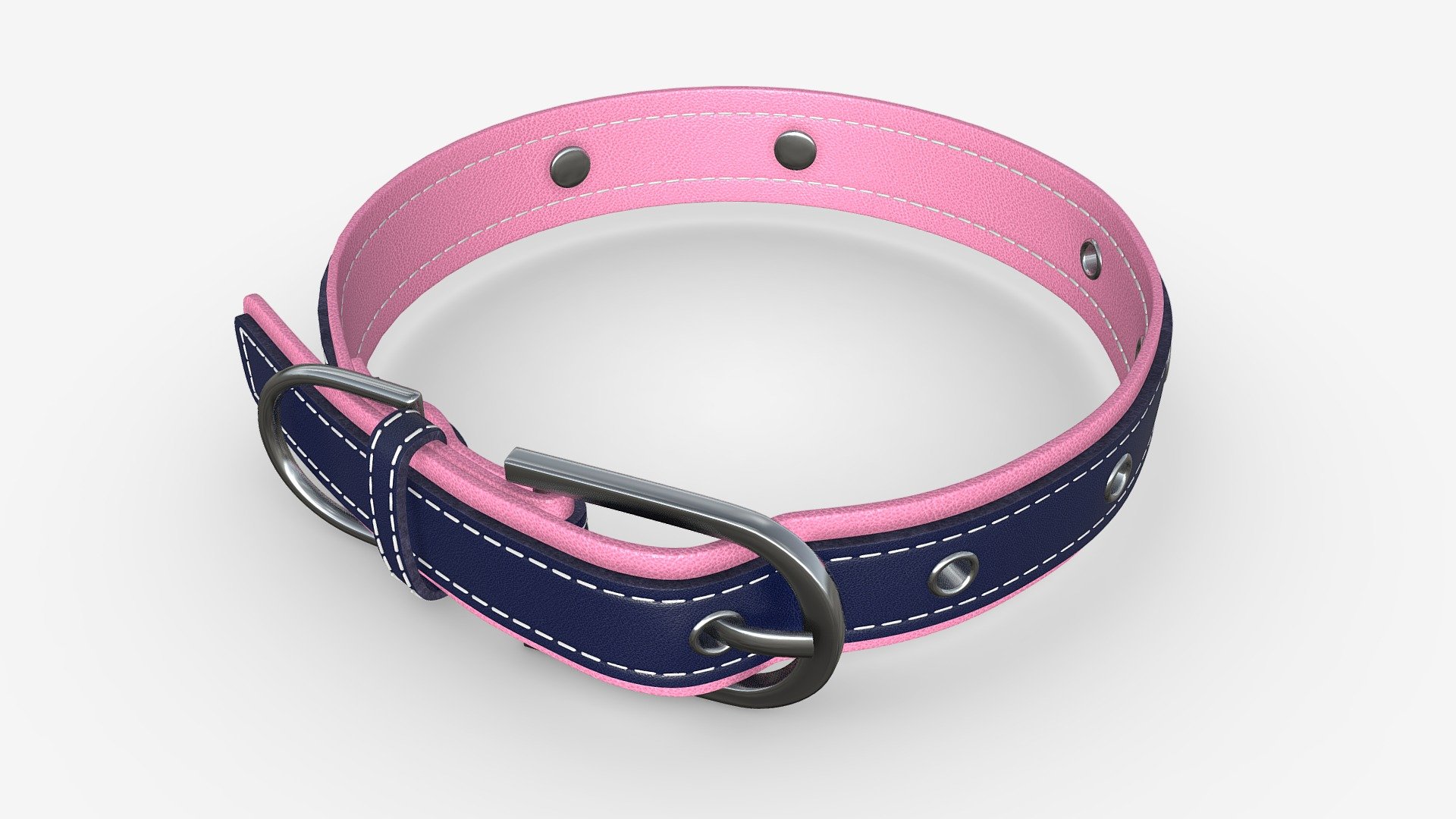 Dog Collar Leather - Buy Royalty Free 3D model by HQ3DMOD (@AivisAstics) 3d model