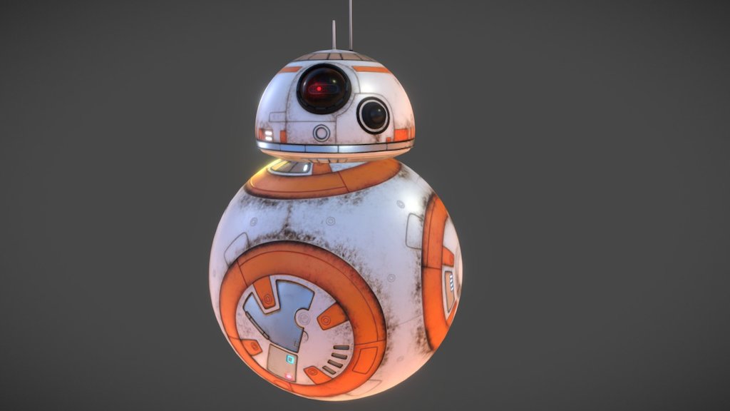 BB-8 droid from Star Wars that I made to use for my little remote controlled VR experiment &gt; Link

Might play with the lighting some more :/

Twitter: @pezmn - BB-8 - 3D model by patvince 3d model