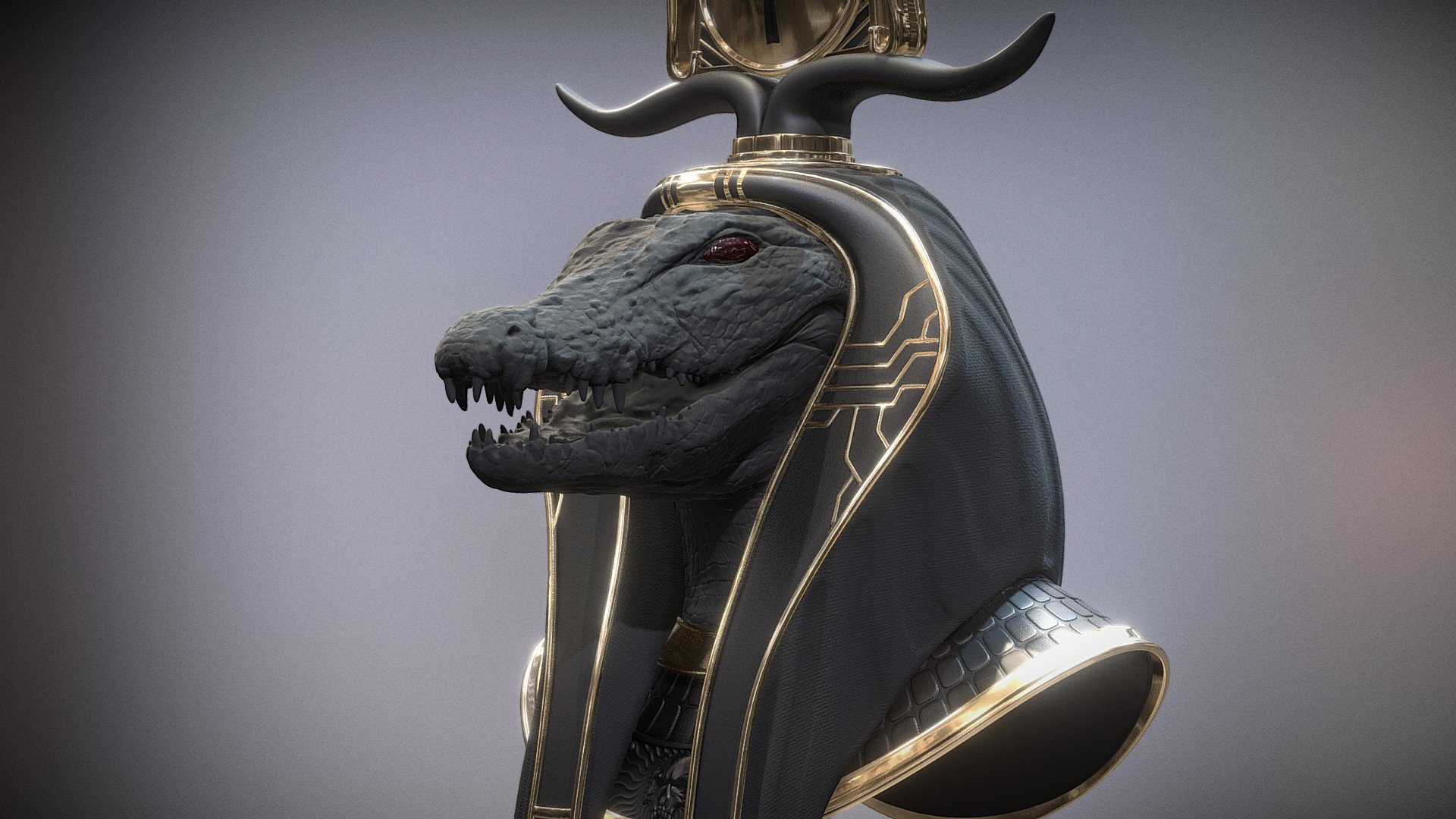 Made in Zbrush
Highpoly FBX

Let me know if you have any requests.

Enjoy! - Sobek - Buy Royalty Free 3D model by Omassyx 3d model
