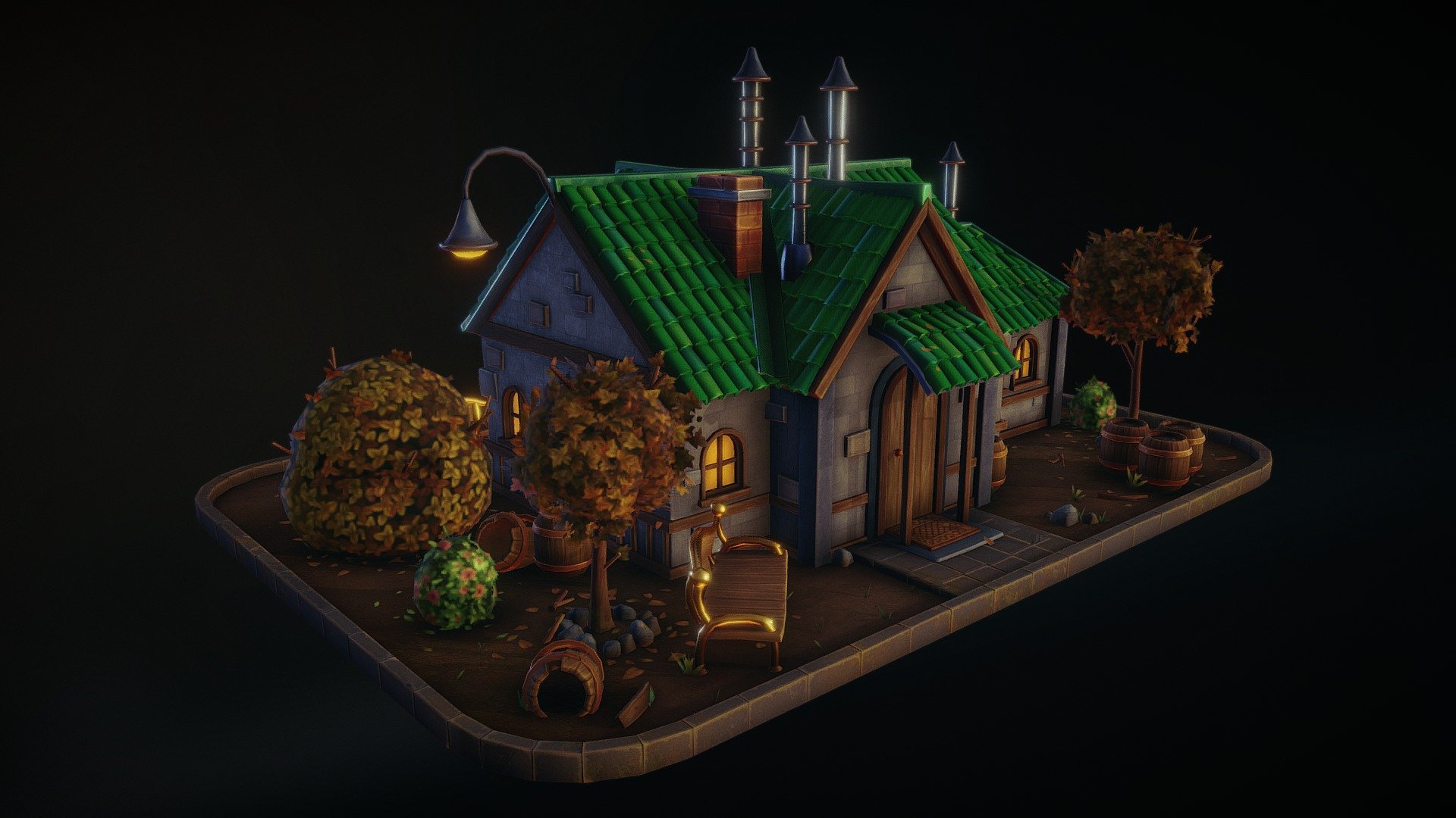The second 3D model &ldquo;Fisherman's House