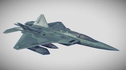 F-22C stealth, ace, fighter, retro, raptor, cyberpunk, general, aeroplane, yf-23, coffin, aircraft, combat, jet, resource, sidewinder, 90s, f-22, electrosphere, aim-9, aim-120, amraam, 00s, ace3, grdf, blender, futuristic, plane, f-23, tong-cheng-esukonbatsuto