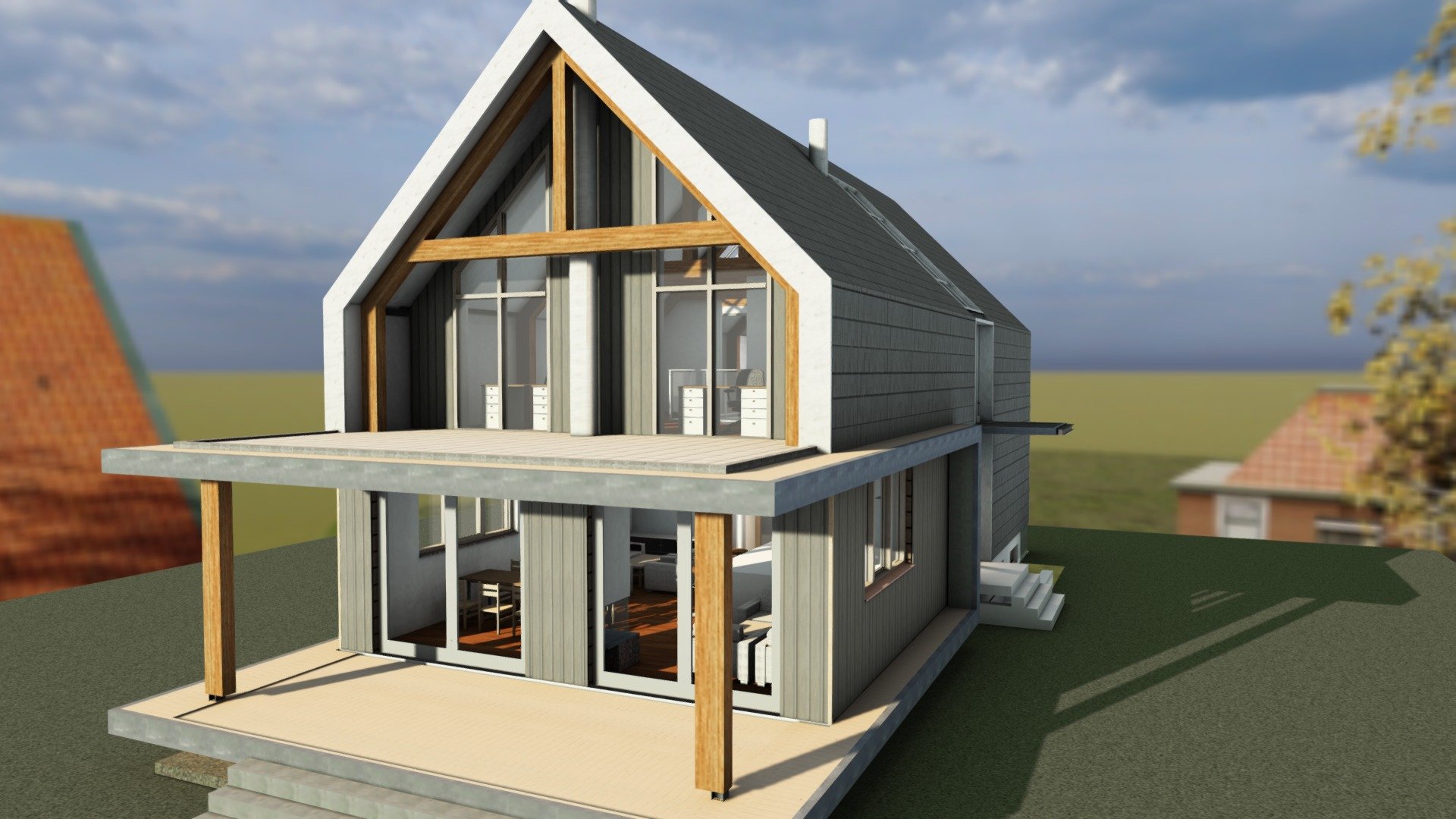 Villa Aalsmeer 7 - Download Free 3D model by pjotr.van.schothorst 3d model