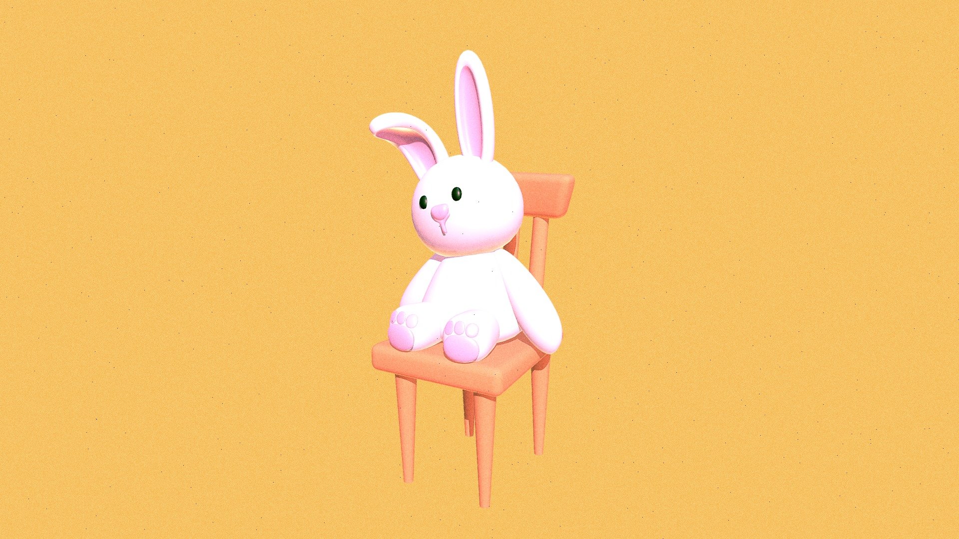 Sculpt January 2023 day 12 : cuteness
 - Bunny - 3D model by ShemoKam 3d model
