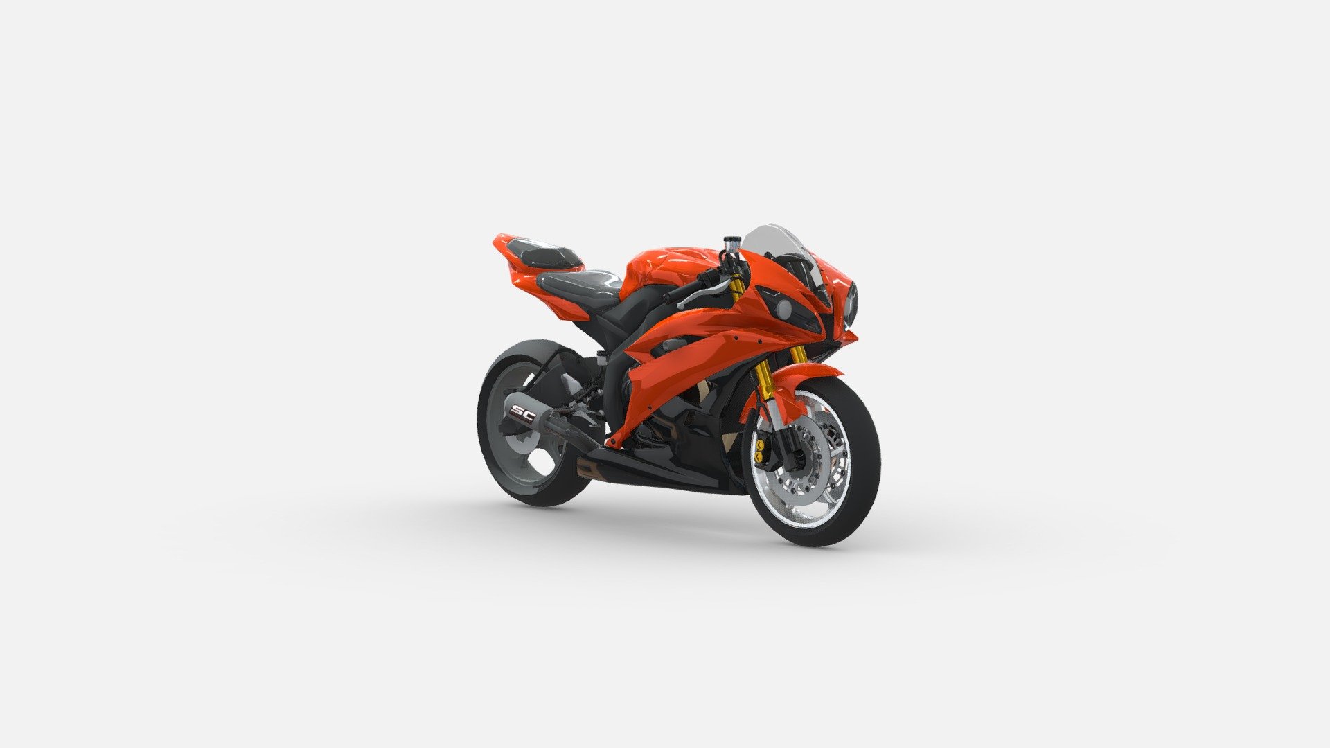 see all collection: https://skfb.ly/oOt6w - 3d model Yamaha YZF-R6 - Buy Royalty Free 3D model by zizian 3d model