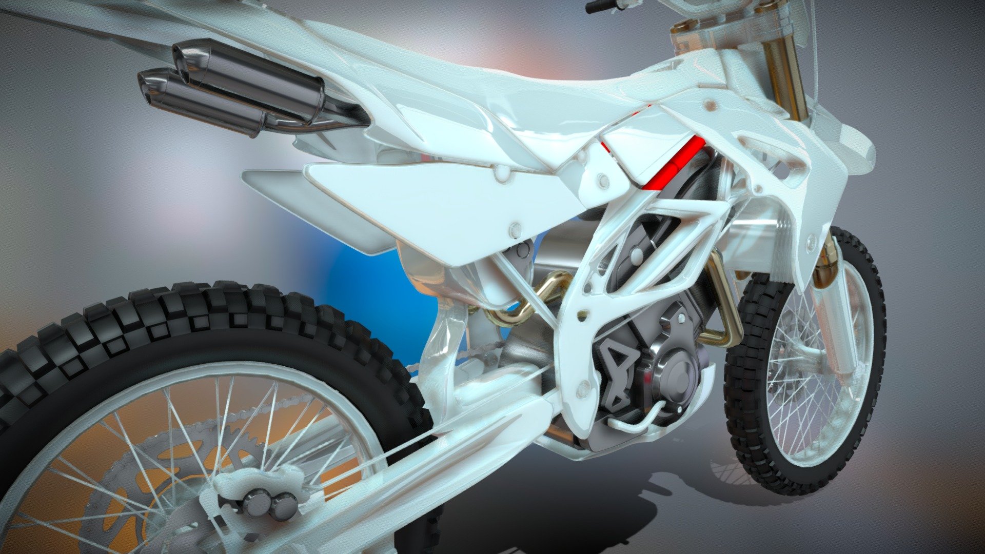 Modern Super Bike - Modern Super Bike - 3D model by Kailash H Kanojia (@KailashHKanojia) 3d model