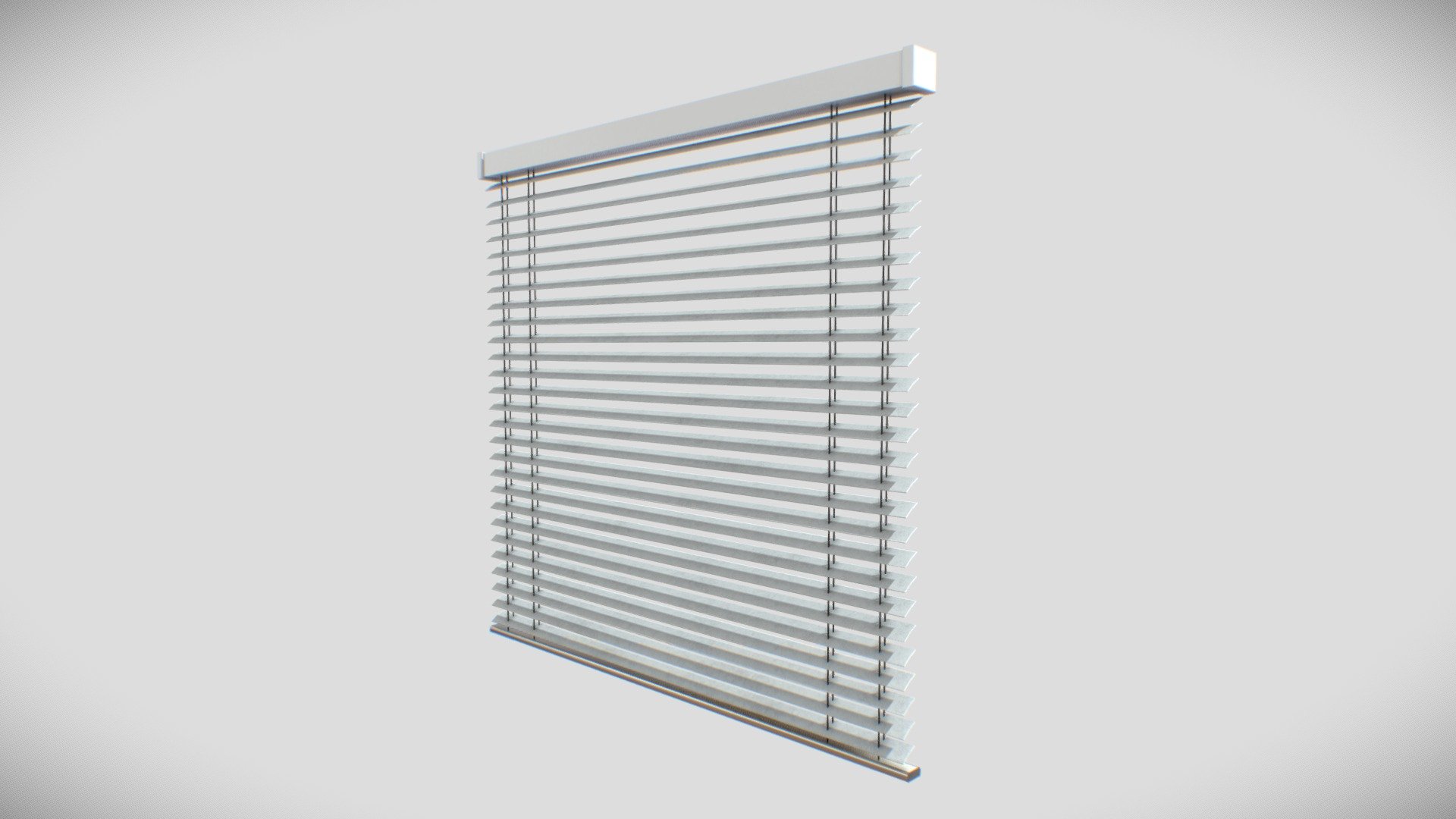 Window Blinds Low poly 3D model PBR - Window Blinds Low poly 3D model - Download Free 3D model by AHMED KCHIKICH (@inven2000) 3d model