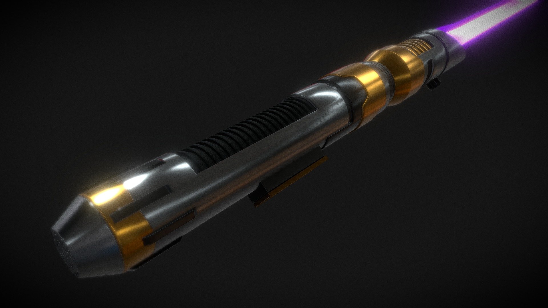 Here is my vision of a lightsaber, I will surely make changes and some improvements in the coming days - Light Saber (purple) - Buy Royalty Free 3D model by Alex_Zup 3d model