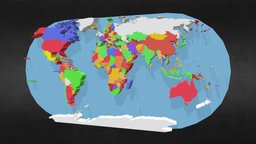 World Map world, countries, earth, map, geography, topography